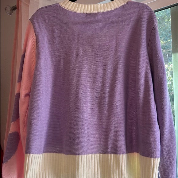 NWT-Sz 2X/3X-Smak Parlour pink & lavender hearts cardigan 💗💜 - Picture 5 of 10